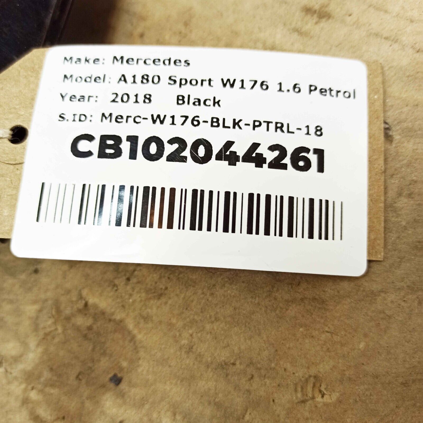 Mercedes Benz A Class W176 13-18 Rear Left Exterior Door Handle