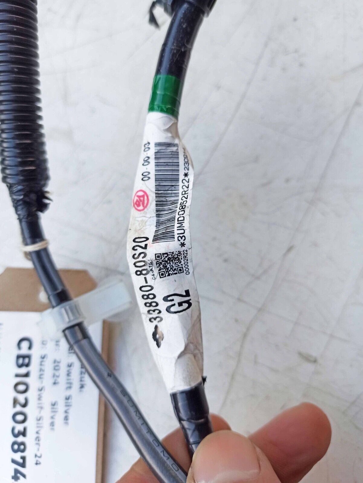 suiページ Suzuki Swift MK3 2017-2023 Hybrid Petrol Battery Terminal Cable