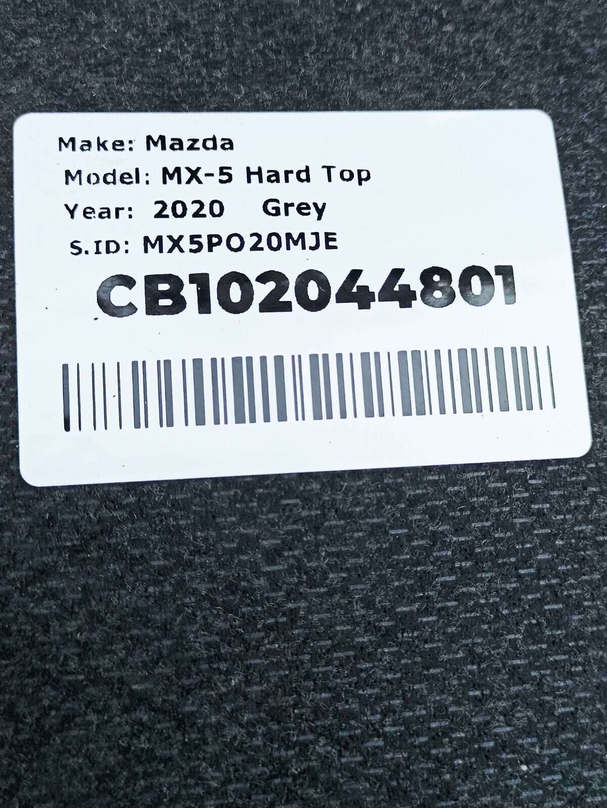 Mazda MX-5 MK4 2016-2023 Engine Under Tray Splash Shield Cover