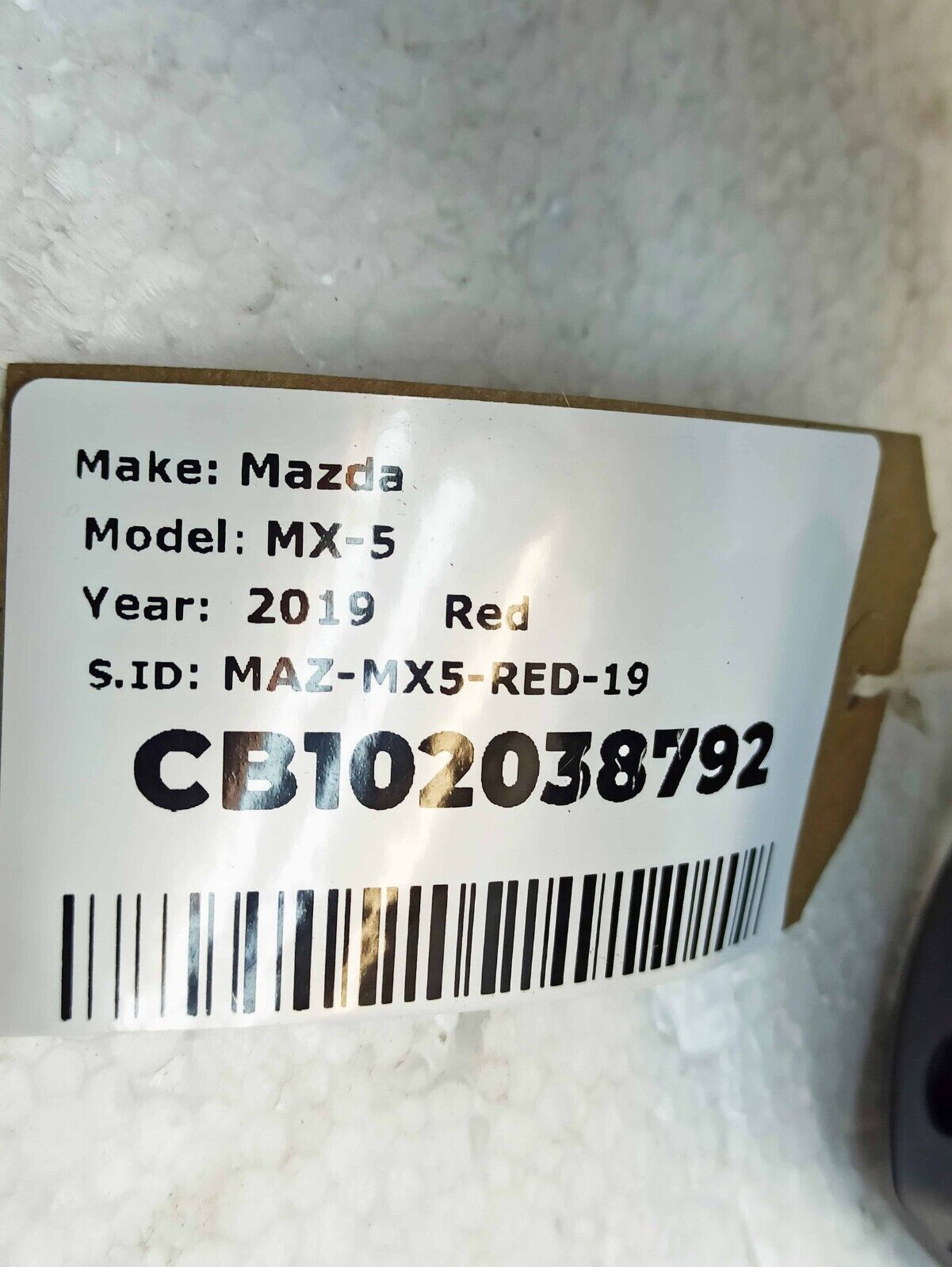 Mazda MX-5 MK4 2016-2024 2.0 Petrol Centre Console Cup Holder Left