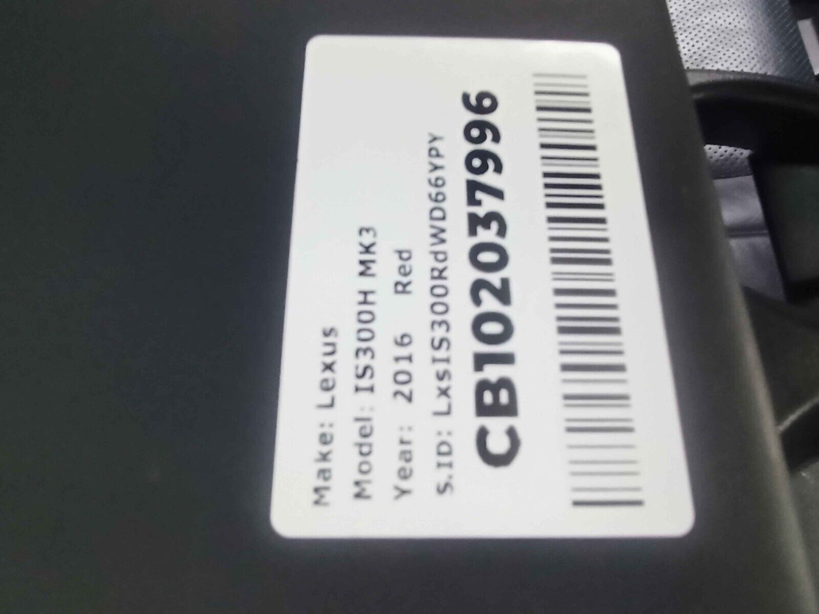Buy Lexus IS300H MK3 2013-2019 Rear Centre Console Cup Holder OEM
