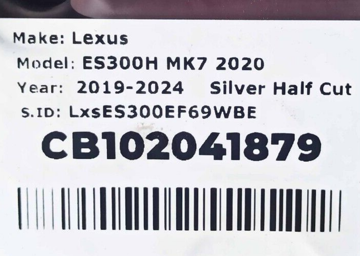 Buy Lexus ES300H MK7 2019-2024 Brake Servo Booster With Master