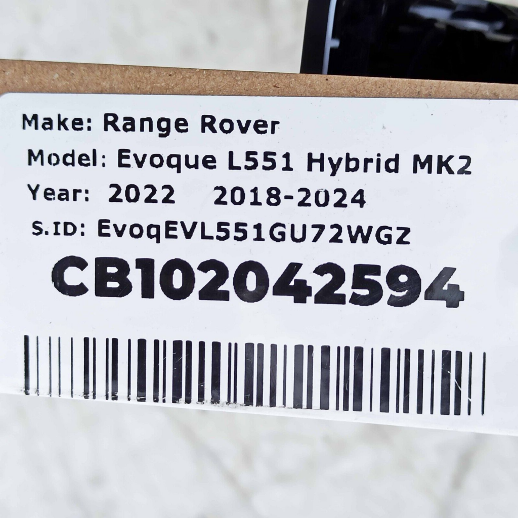 Range Rover Evoque EV 2018-2024 USB Sockets Connectors L8B2-19E110-CD