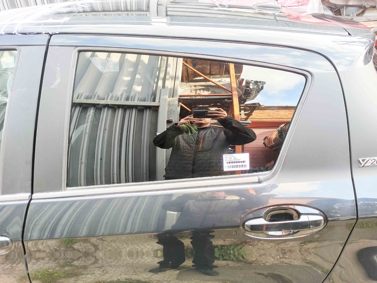 Toyota Yaris Mk3 XP130 2017 - 2020 Passenger Side Rear Bare Door