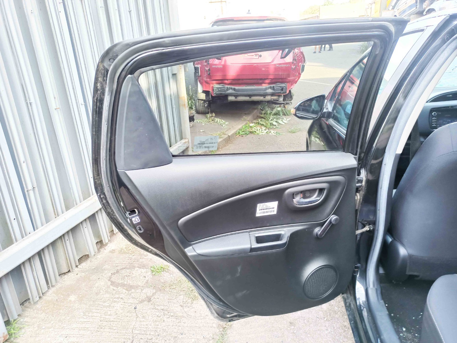 Toyota Yaris Mk3 XP130 2017 - 2020 Passenger Side Rear Bare Door