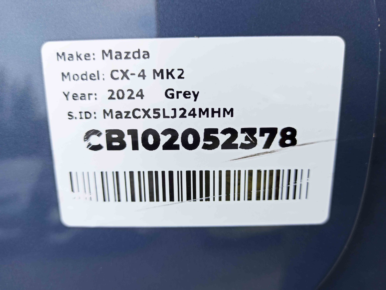 MAZDA CX-5 MK2 2021-2025 Fuel Filler Flap Cap Cover Door In 47C