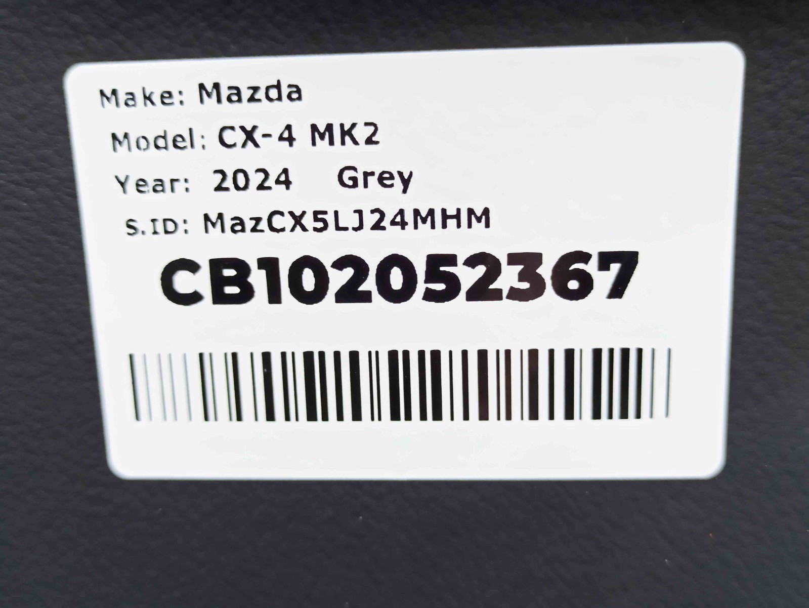 MAZDA CX-5 MK2 2021-2025 Interior Door Card Panel Front Right