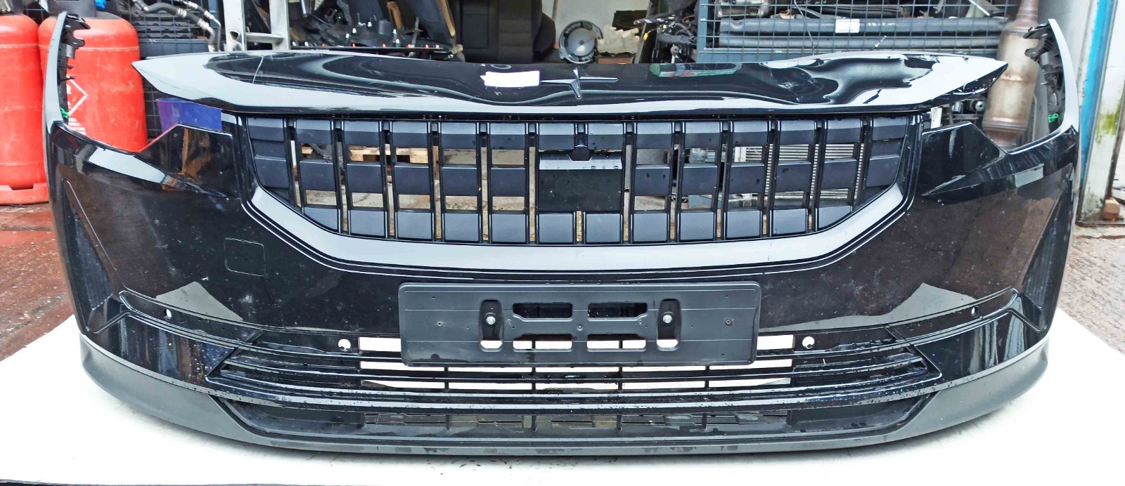 Polestar 2 2020 - 2023 Complete Front Bumper in 717 Space Metallic Black