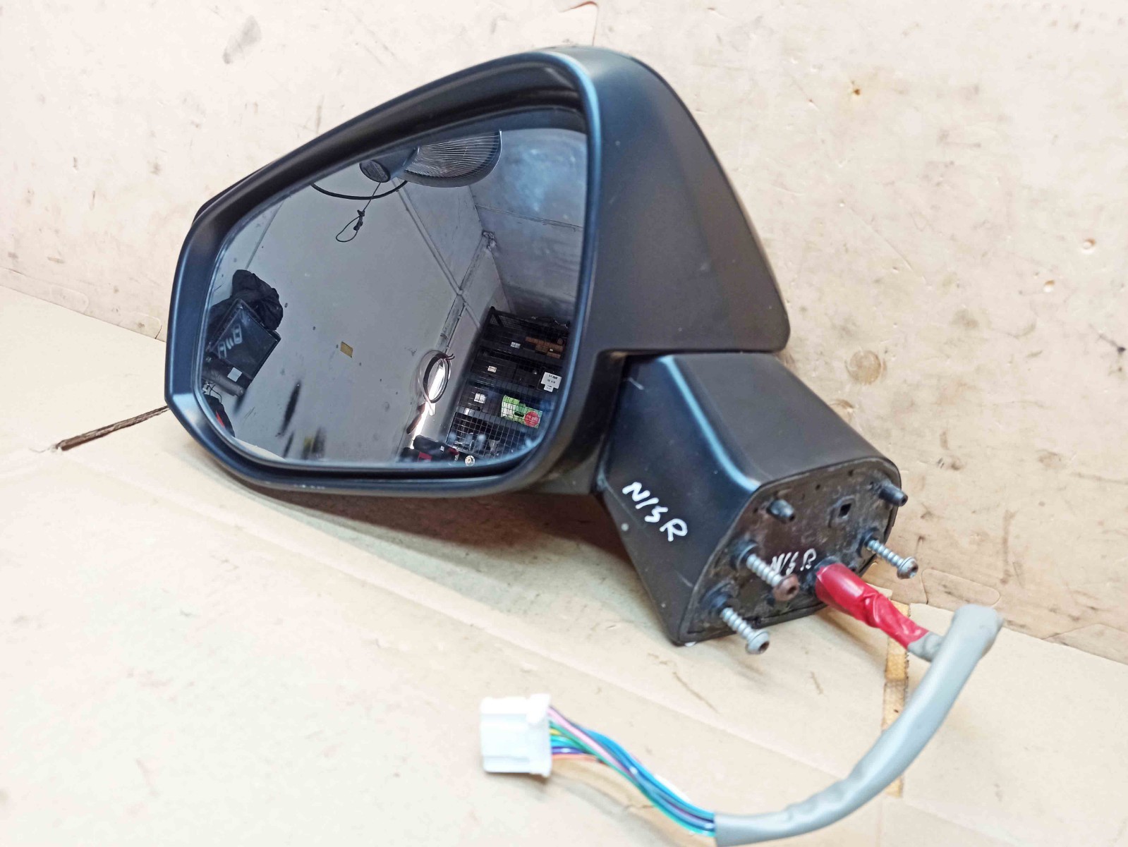 Toyota Rav4 MK5 Hybrid 2019-2025 Door Wing Mirror Left Side Rear In Black