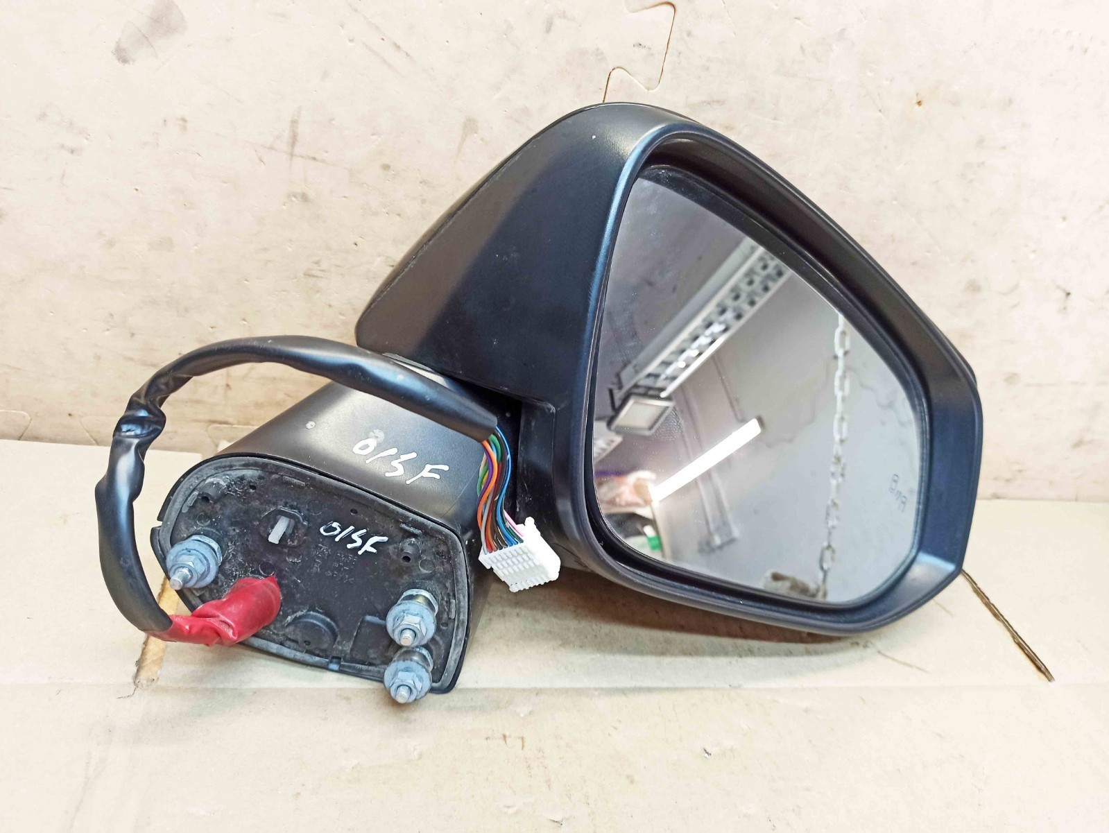 Toyota Rav4 MK5 Hybrid 2019-2025 Door Wing Mirror Right Side Rear In Black