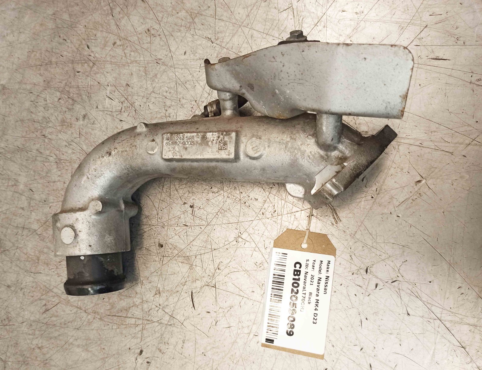 Nissan Navara MK4 D23 2016-2024 2.3 DCI Diesel Intercooler Pipe 144D24359R