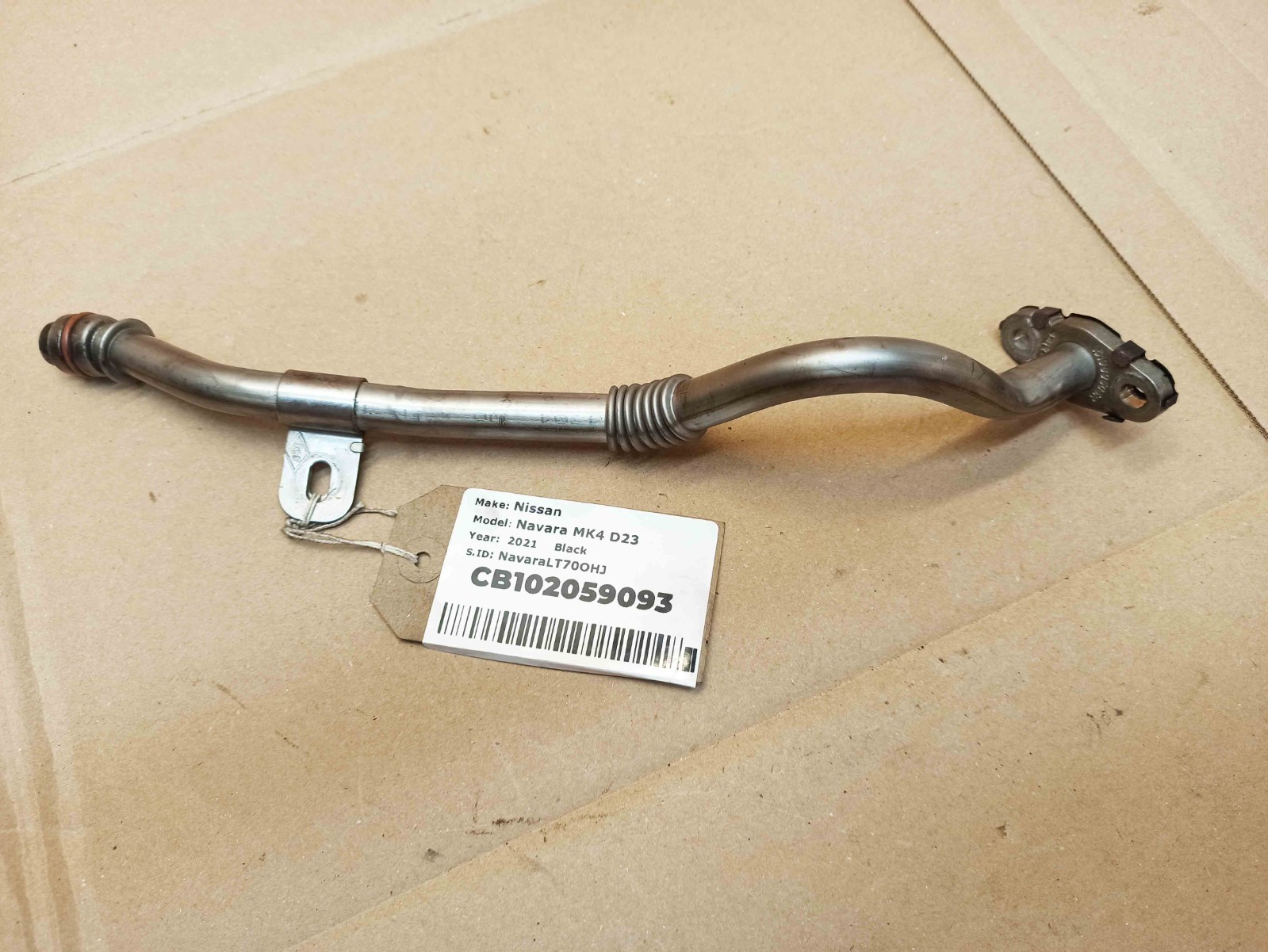 Nissan Navara MK4 D23 2016-2024 2.3 DCI Diesel EGR Cooler Pipe