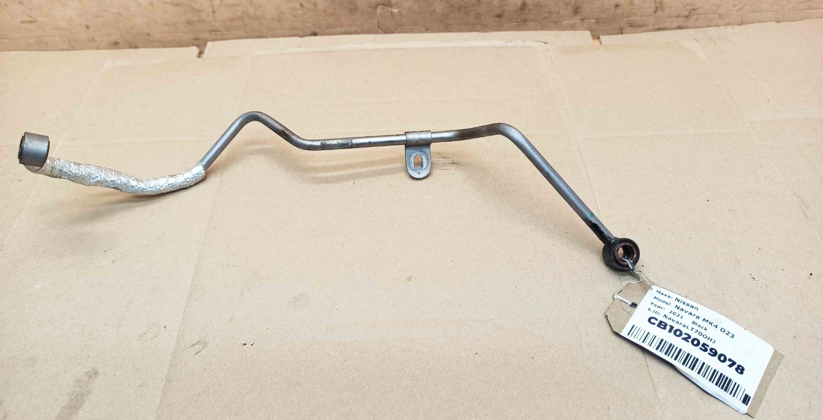 Nissan Navara MK4 D23 2016-2024 2.3 DCI Diesel Turbocharger Oil Feed Pipe