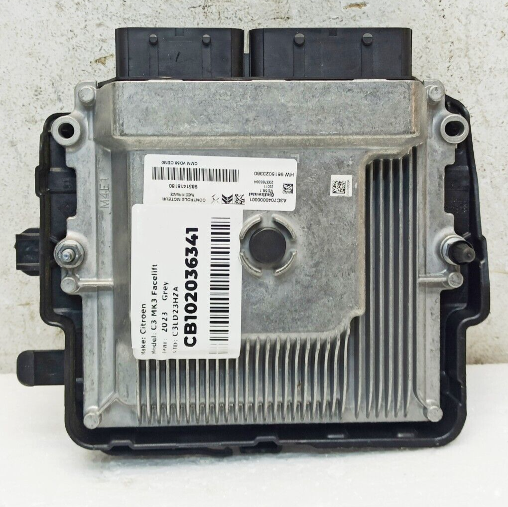 Citroen C3 MK3 2021-2023 EB2DT Engine Control Module 9851418180 1.2 Petrol Auto