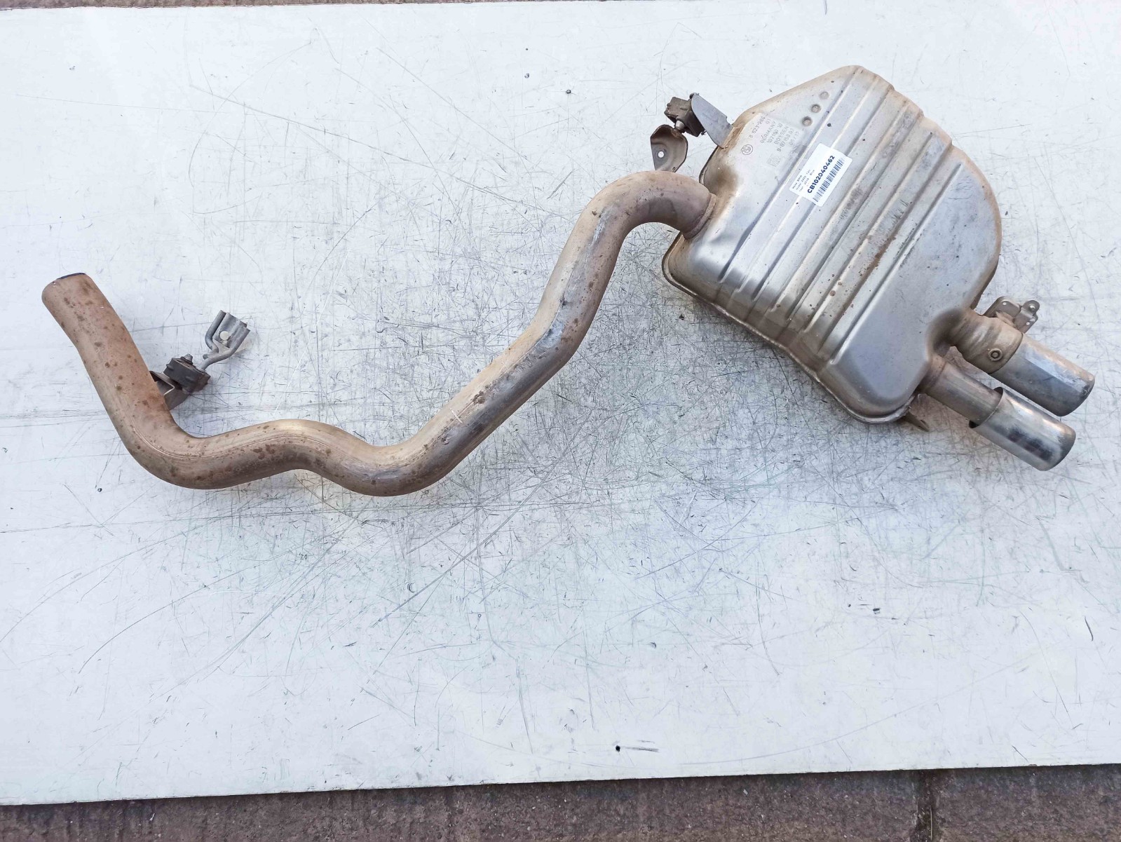 BMW F30 330e 2016-2018 Hybrid Petrol 1998 cc Exhaust Muffler 10218010 2 BMW F30 330e 2016-2018 Hybrid Petrol 1998 cc Exhaust Muffler 10218010 - Image 2