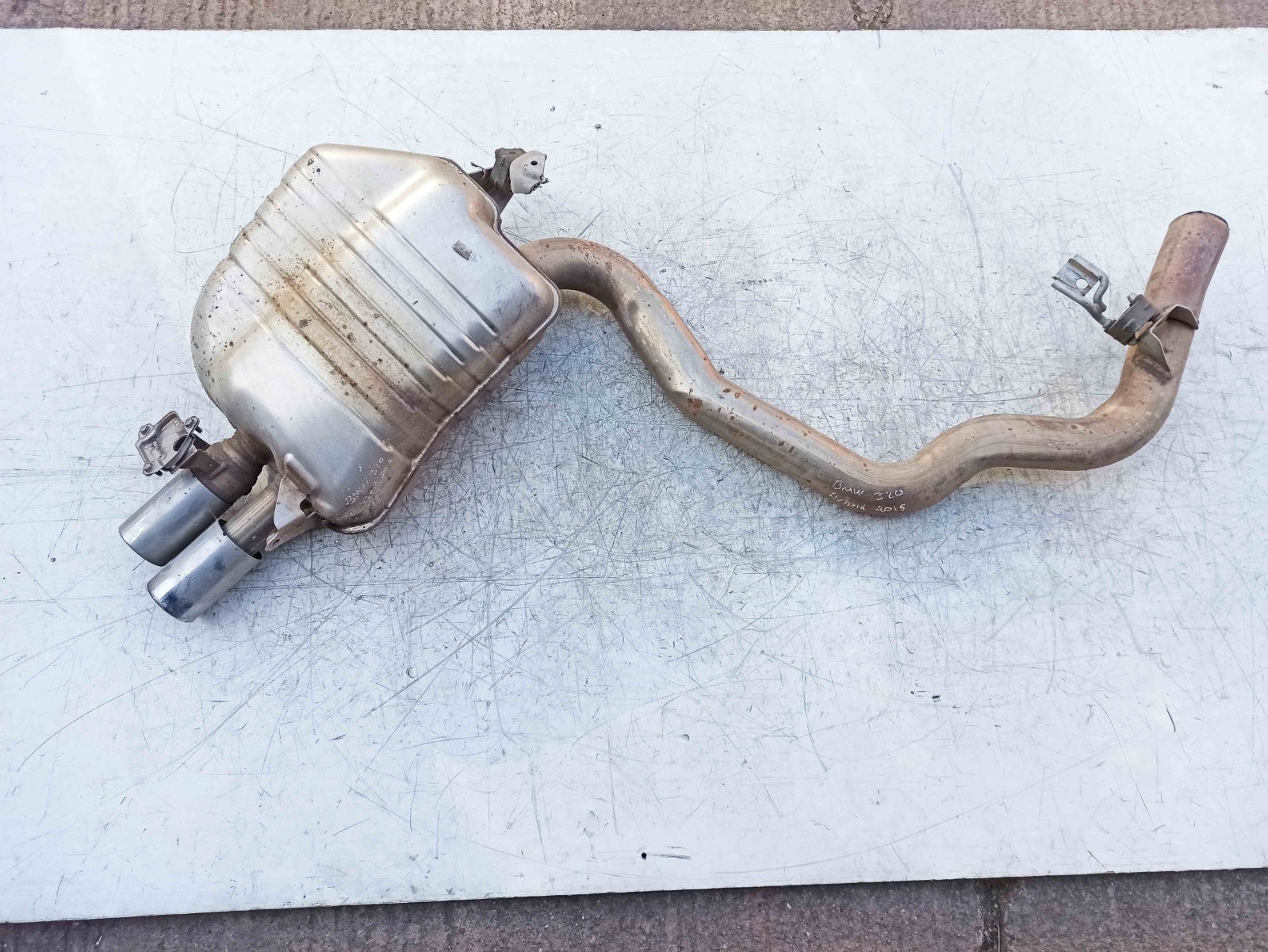 BMW F30 330e 2016-2018 Hybrid Petrol 1998 cc Exhaust Muffler 10218010 7 BMW F30 330e 2016-2018 Hybrid Petrol 1998 cc Exhaust Muffler 10218010 - Image 7