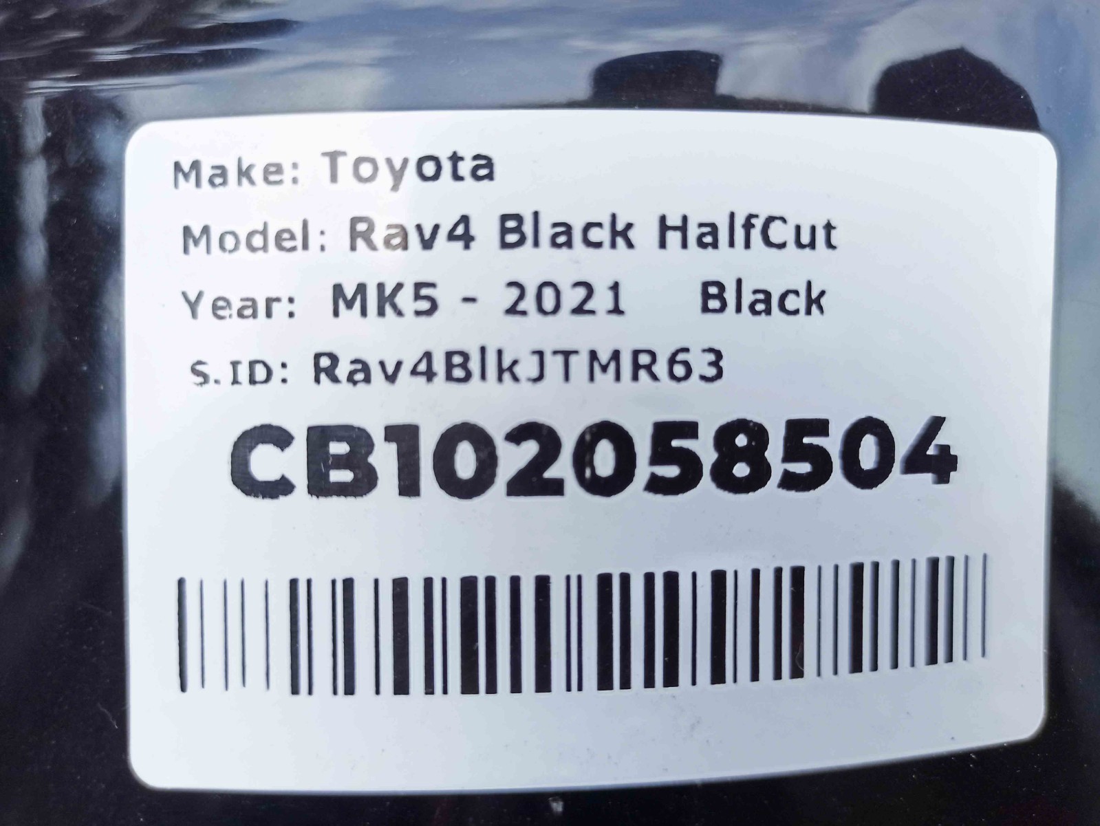 Buy Toyota Rav4 MK5 Hybrid 2019-2025 Left Side Rear Bumper Corner