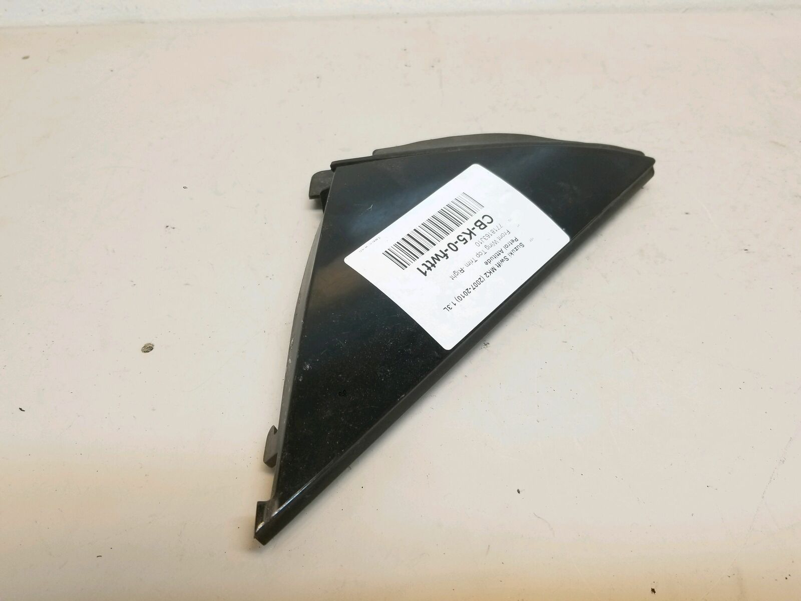 2008 Suzuki Swift MK2 Genuine O/S Front Wing Top Trim 7718163J10 CB-K5 - Image 3