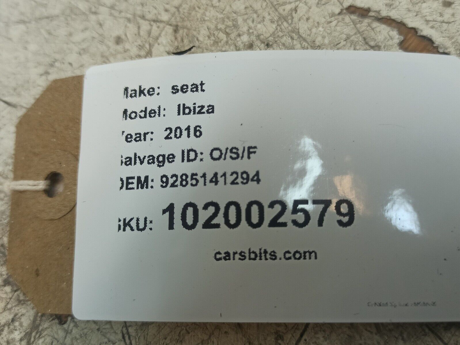 2016 Seat Ibiza O/S/F Headlight Control Module Motor - Image 7