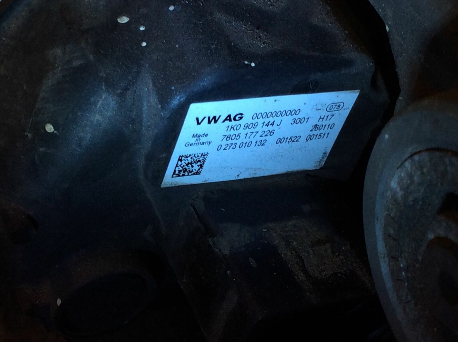 SKODA OCTAVIA STEERING RACK 2008 1K2423051CJ 1K0909144J - Image 8