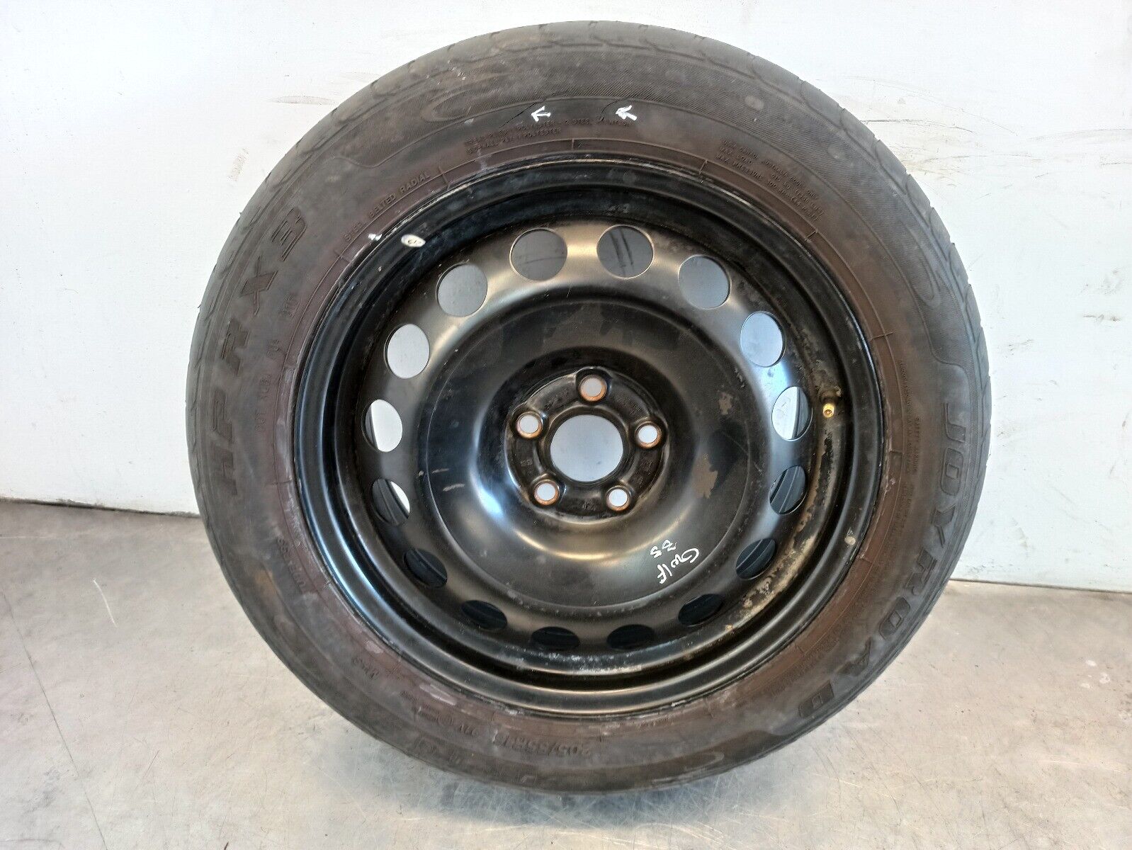 VW Golf S3 16 Inch Spare Wheel 205/55R16