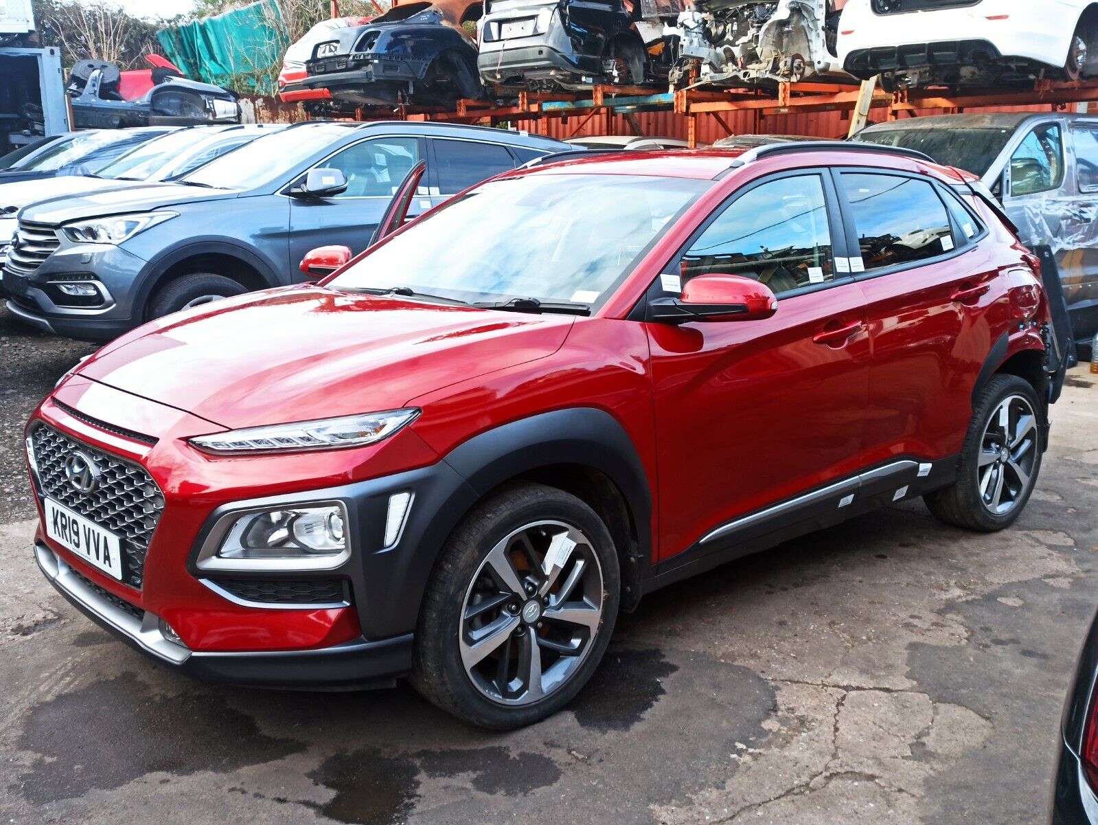 kona⭐︎ Hyundai Kona 2017-2021 Interior Multi Function Leather Steering Wheel