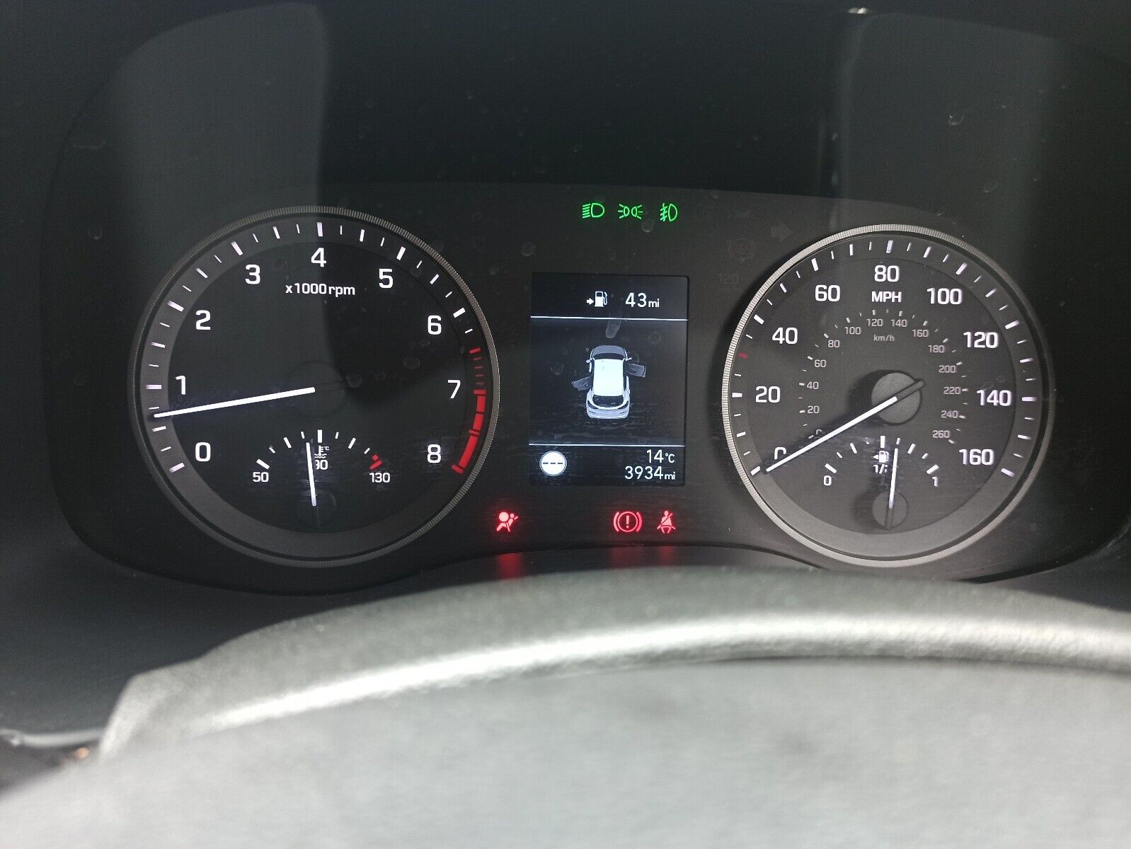 Hyundai Tucson 20182021 1.6 Petrol Speedometer