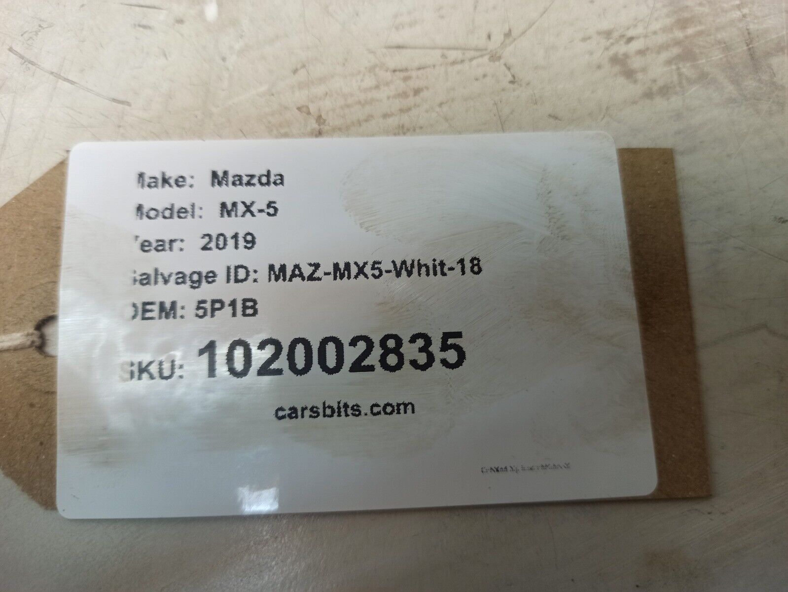 Mazda MX-5 2016-2021 P5-VP / P5-VPS 1.5 Petrol Engine Head – Cars