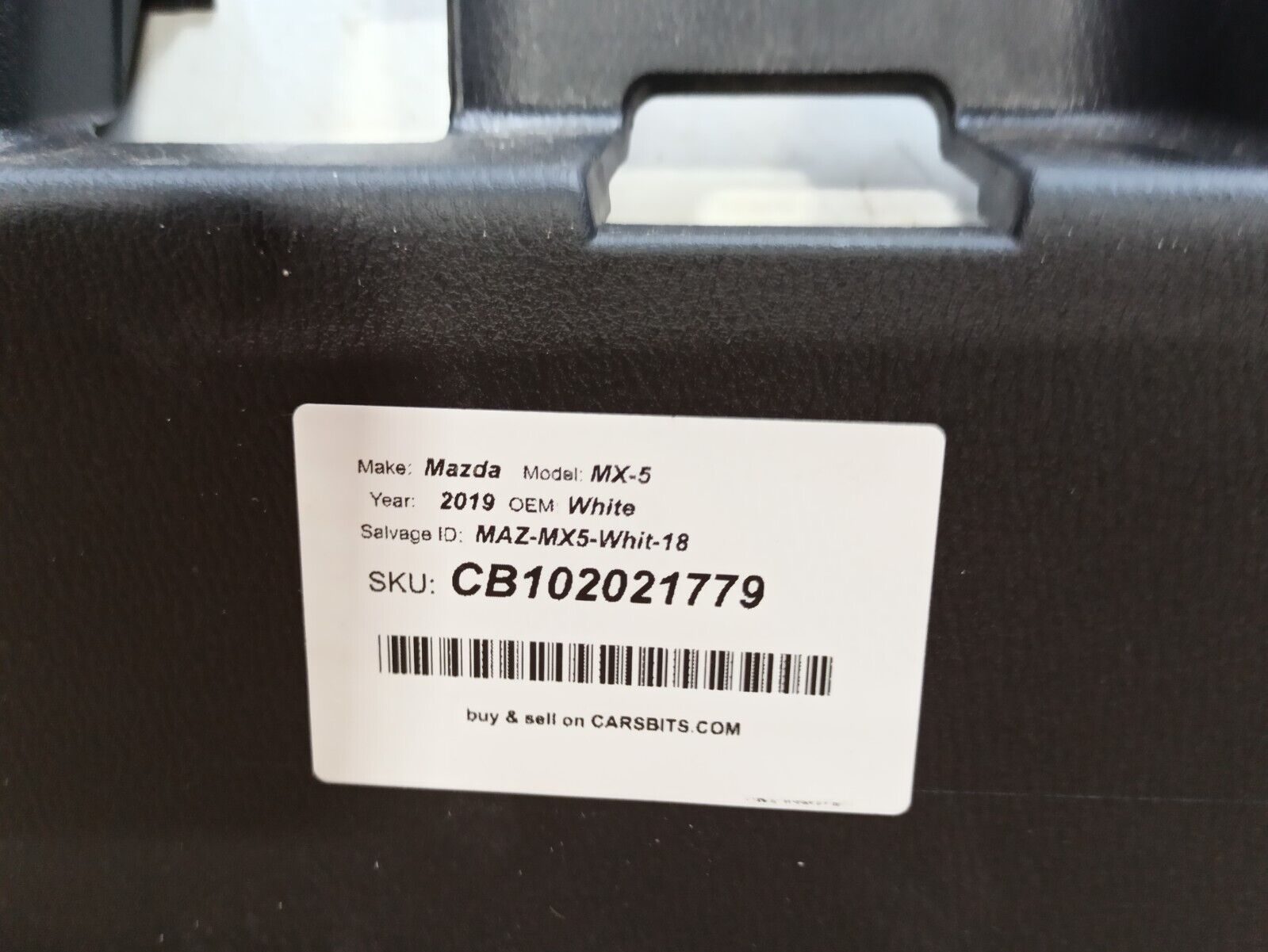 Mazda MX-5 SE 2016-2020 Rear Boot Trunk Edge Scuff Panel Trim N243