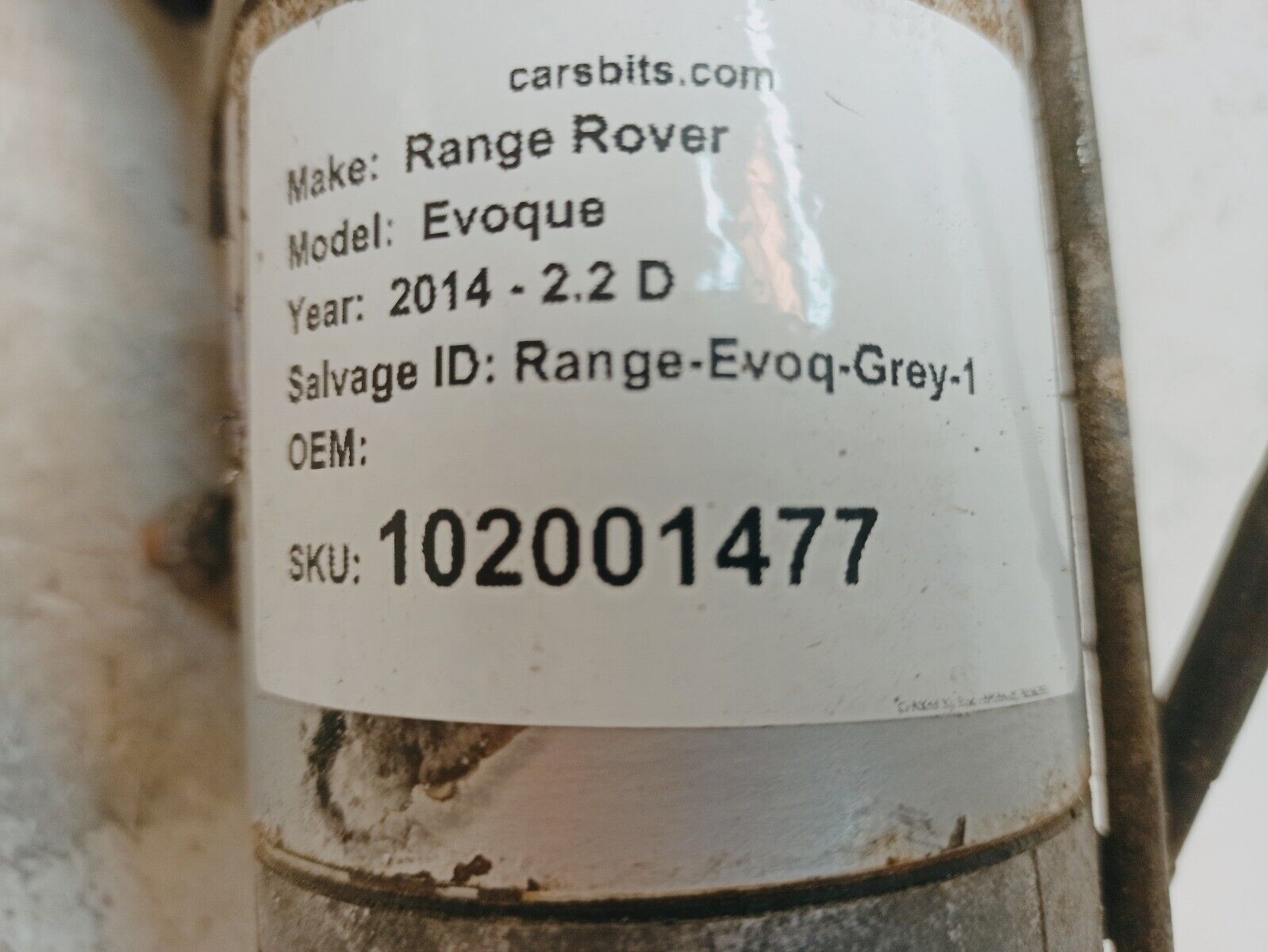 Range Rover Evoque L538 2011-2018 Diesel Starter Motor 4280004841 - Image 8