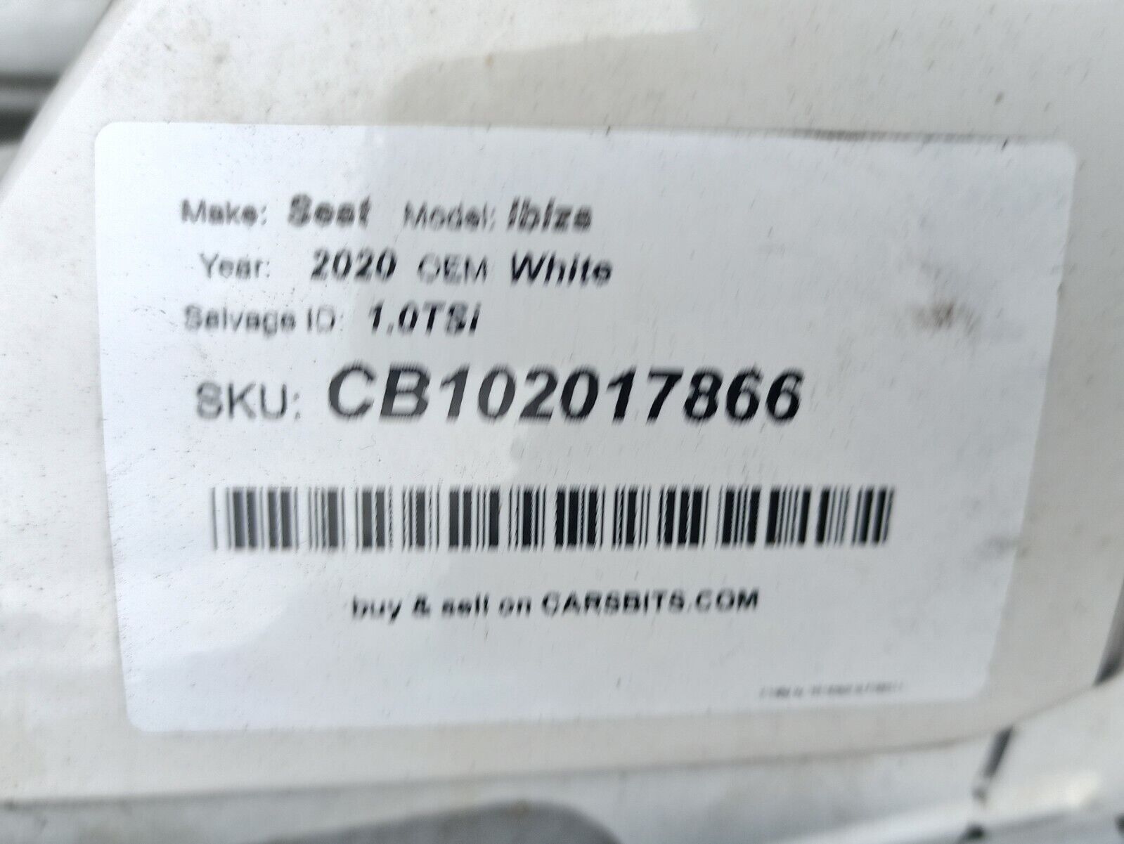 Seat Ibiza 6F MK5 2017-2020 A Post Chassis Body Cut Passenger Side Front - Image 5