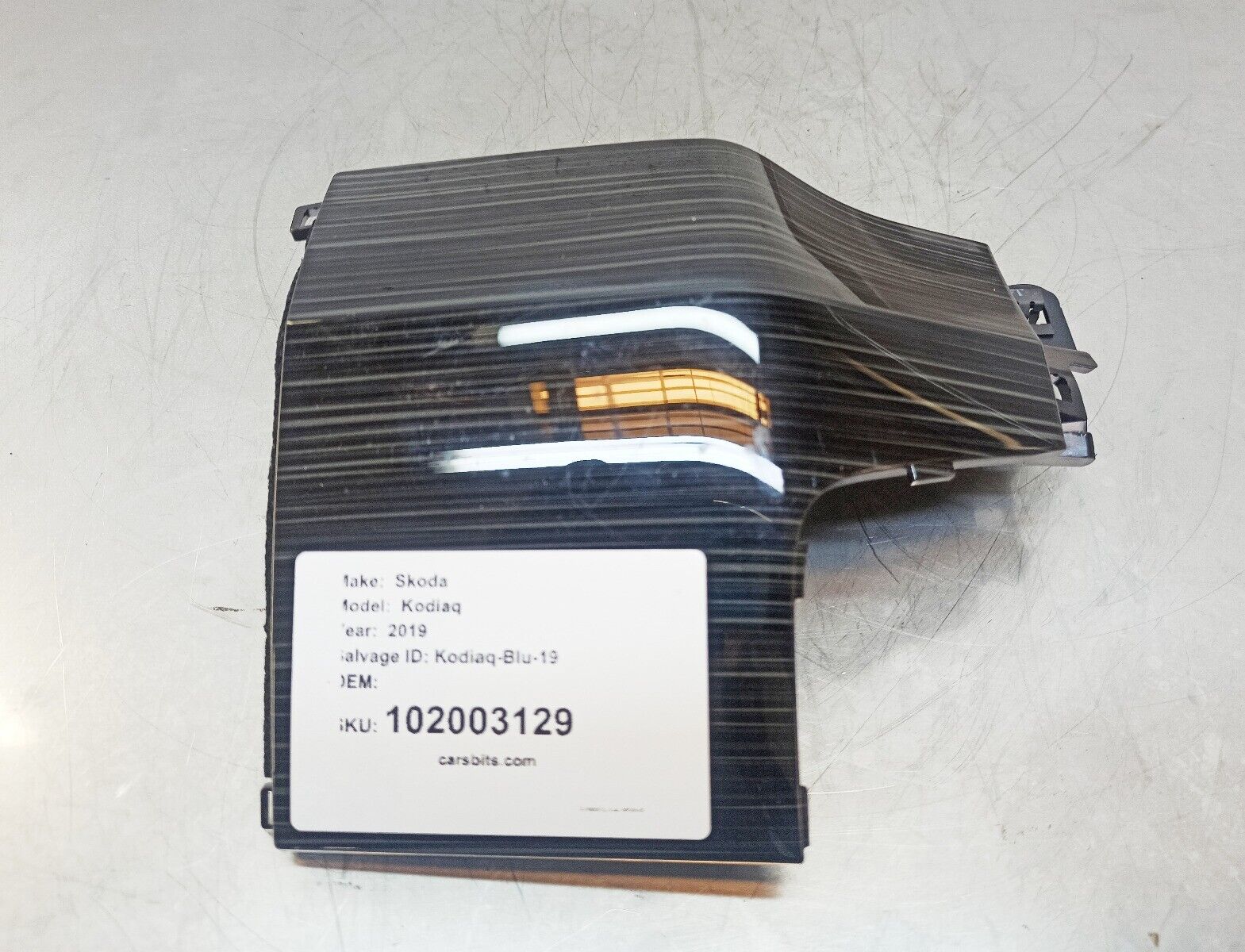 Skoda Kodiaq 2017-2020 Dashboard Decorat Trim Driver Side Front O/S/F