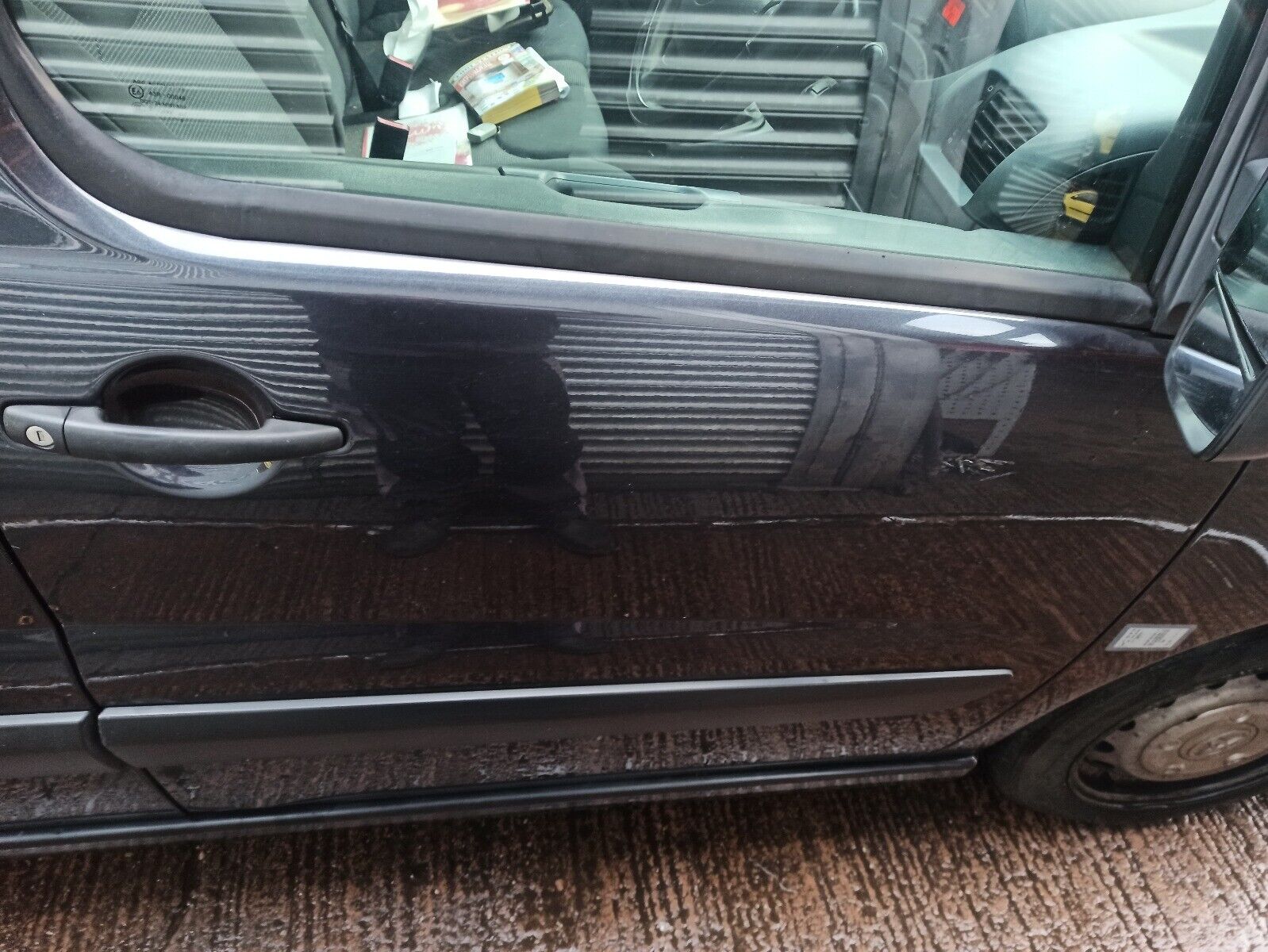 Toyota Proace 2013-2016 Grey EYJ Bare Door Driver Side Front O/S/F - Image 4