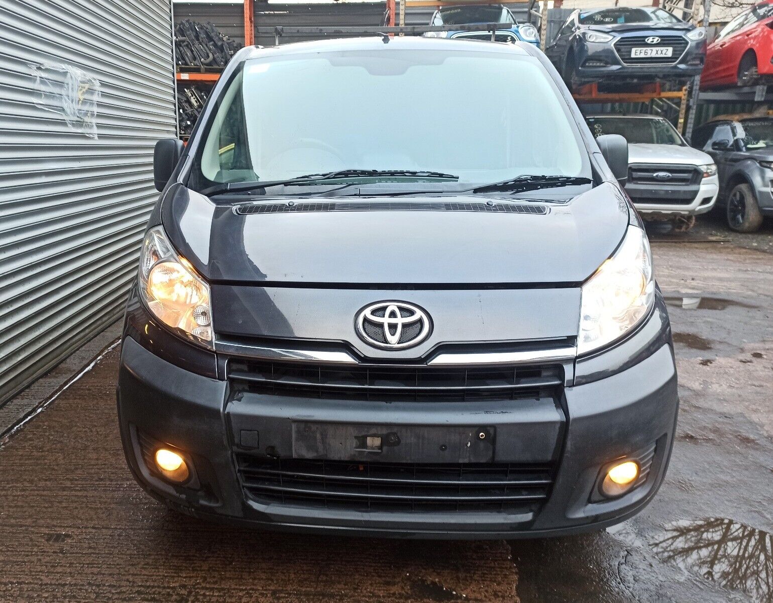 Toyota Proace 2013-2016 Grey EYJ Bare Door Driver Side Front O/S/F - Image 5