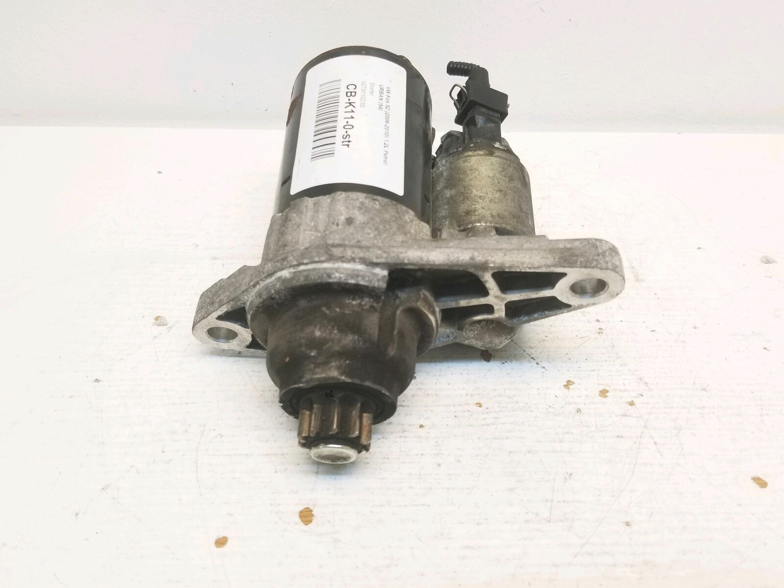 2007 VW Fox 5Z Genuine Starter Motor 1.2L Petrol 02T911023G CB-K11 - Image 4