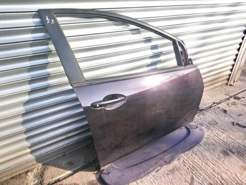 2011 Mazda 2 DE MK3 Genuine Front Door Driver OS Maroon HU-K1 - Image 3