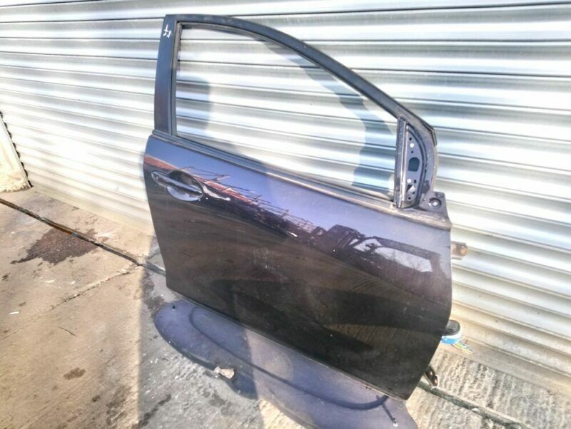 2011 Mazda 2 DE MK3 Genuine Front Door Driver OS Maroon HU-K1 - Image 5