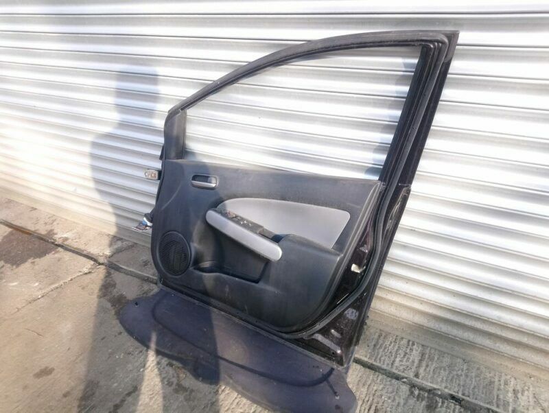 2011 Mazda 2 DE MK3 Genuine Front Door Driver OS Maroon HU-K1 - Image 7