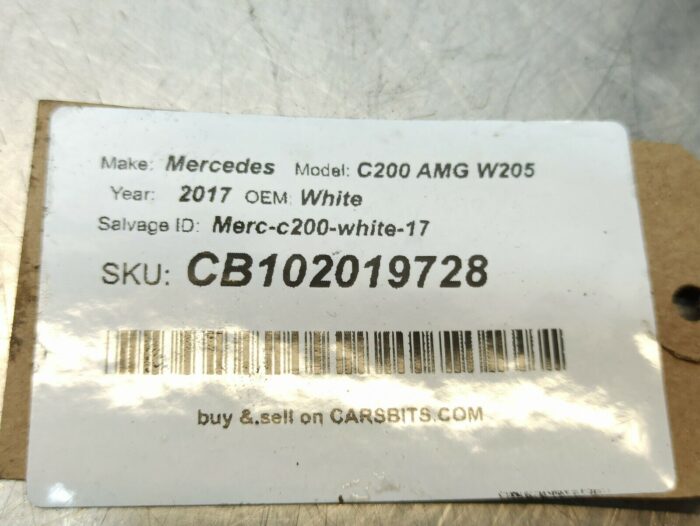 MERCEDES-BENZ 2014-2020 C 200 W205 Coolant Tank Hose Pipe A2055014701 ...