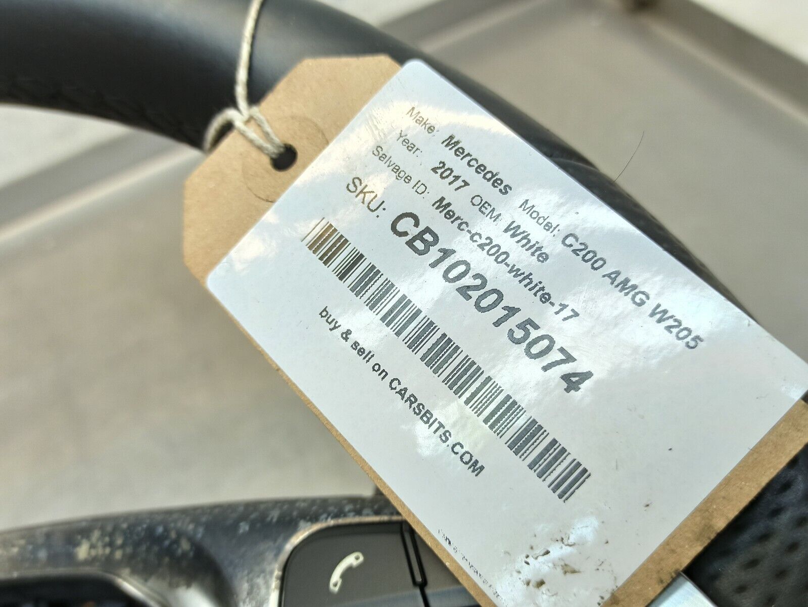 MERCEDES-BENZ 2014-2020 C200 W205 AMG Multifunciton Steering Wheel A0004603803 - Image 13