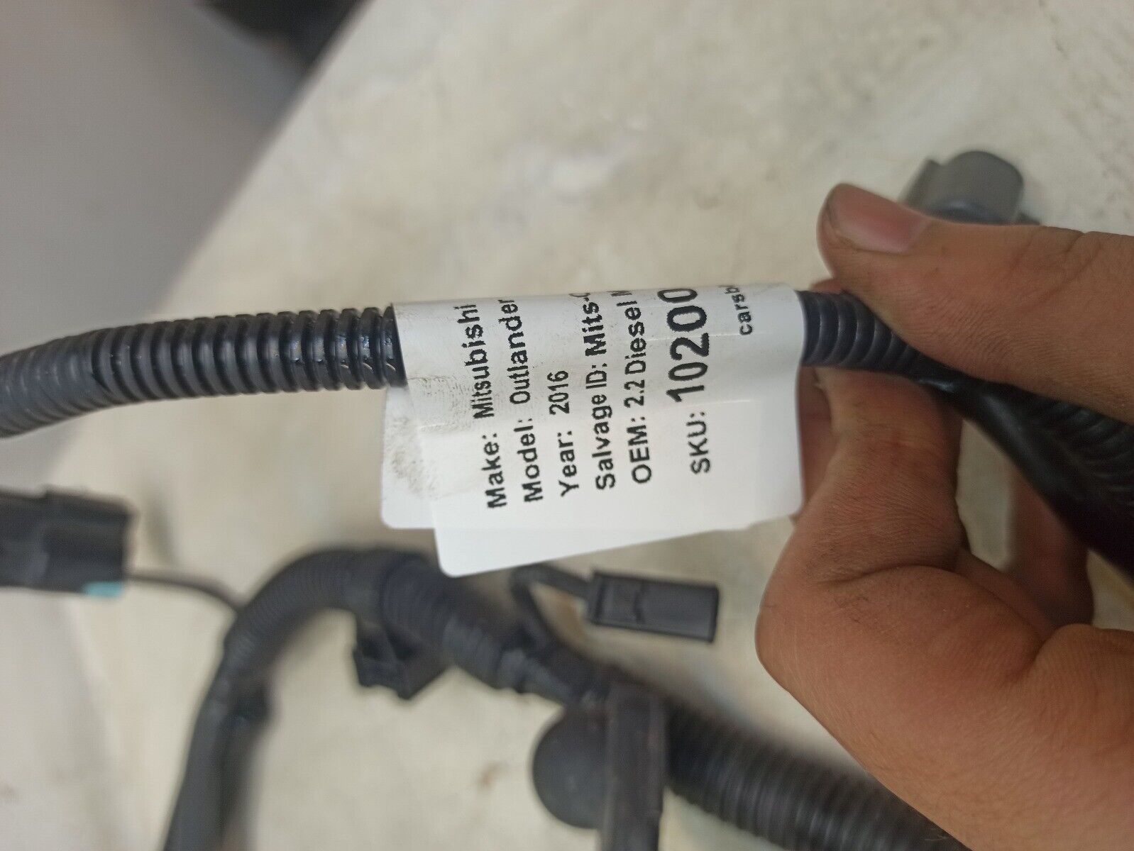 MITSUBISHI OUTLANDER 2015-2020 Diesel 2.2 Fuel Injector Rail Wiring Loom - Image 12