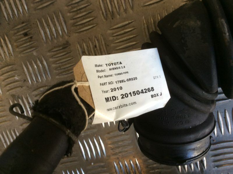 TOYOTA 2.0 AVENSIS TURBO PIPE 1788L-0R020 2010 - Image 5