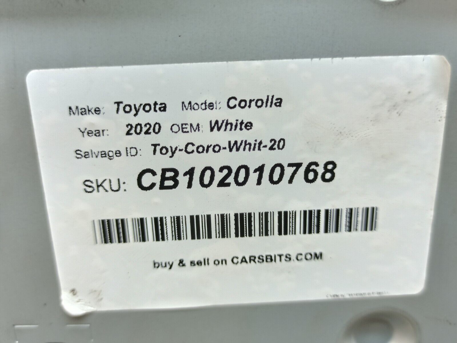 Buy Toyota Corolla 2018-2025 1.8 Hybrid Petrol Radio Screen