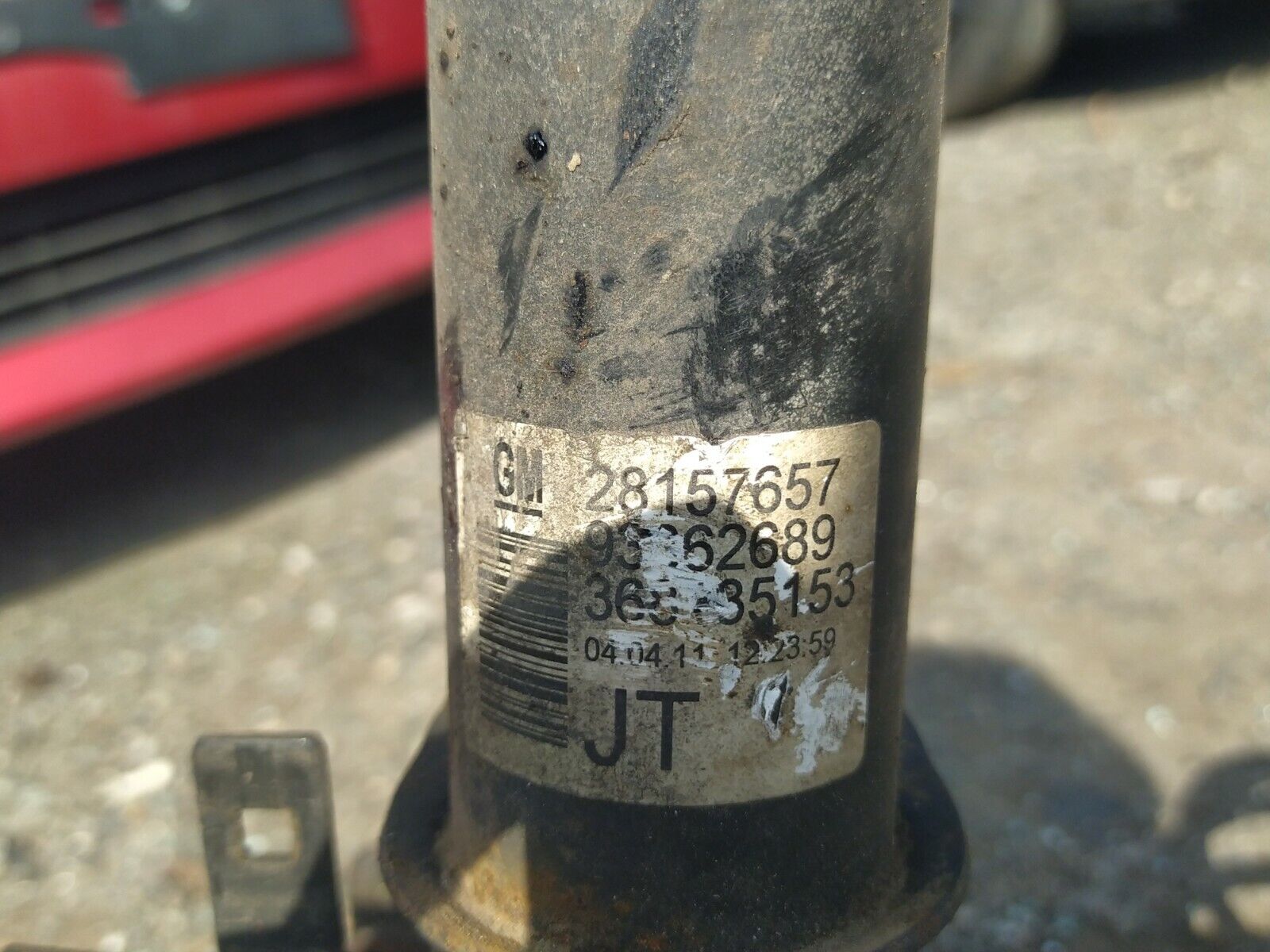 Vauxhall Zafira Shock Absorber Leg Driver Side Front O/S/F 28157657 93862689 - Image 5