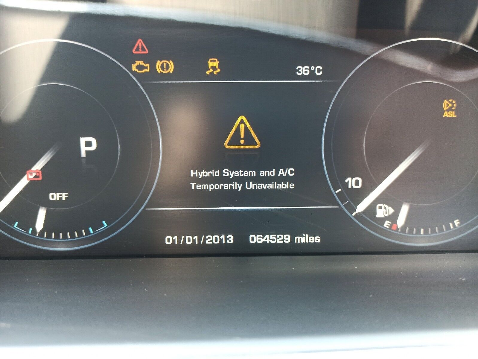 Range Rover L494 Sport 2014-2018 Hybrid Diesel Speedometer 64529 Miles - Image 5