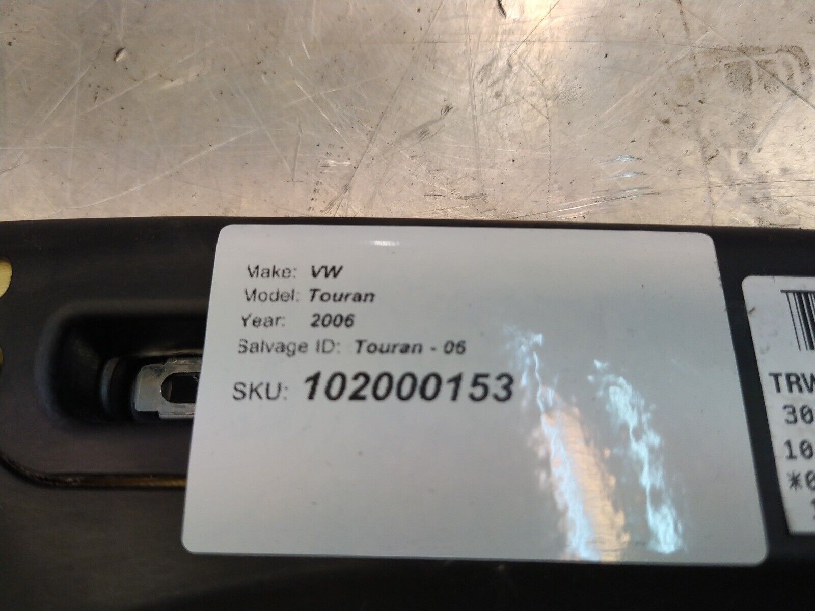 VW Touran 2003-2006 BKD 2.0 Right Driver Offside Curtain Airbag 1T0880742F - Image 4