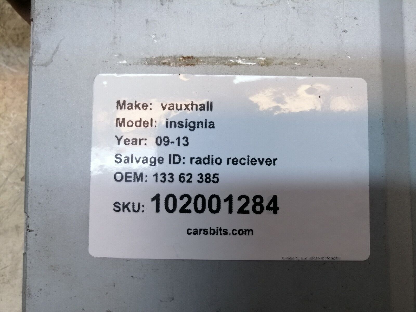 2009-2013 Vauxhall Insignia Radio Transceiver Module 13362385 - Image 5