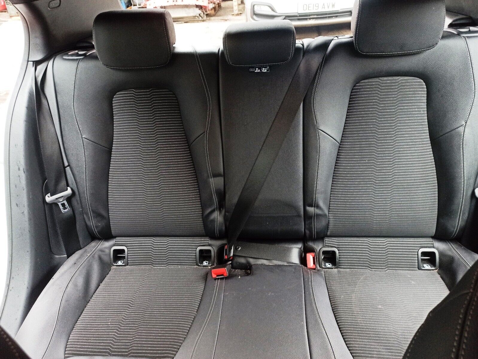 2019 Mercedes Benz W177 1.4 Sport Half Leather Black Rear Seat Bench