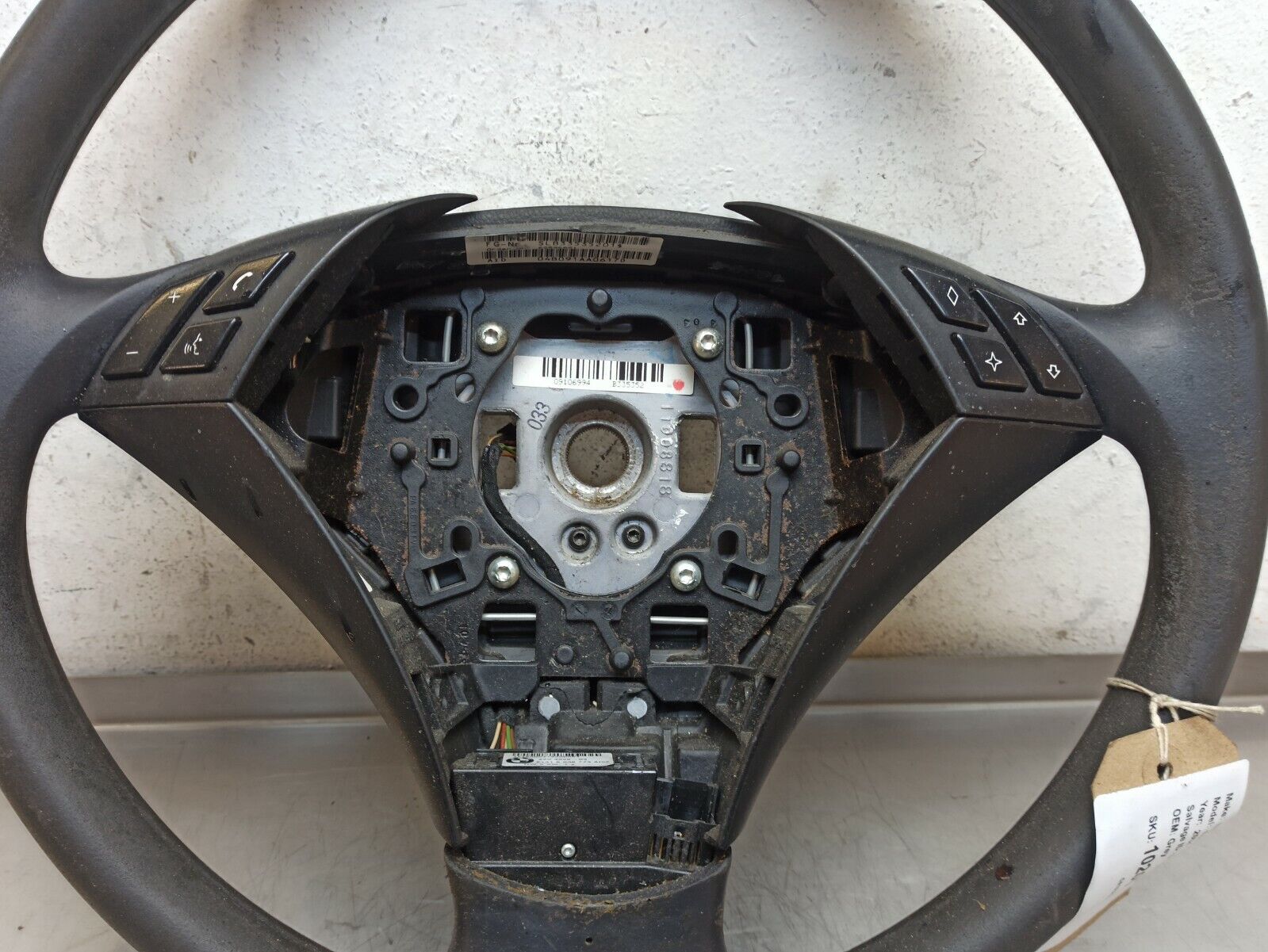 BMW E60 530D 2003-2007 3.0 Diesel Multi functional Steering Wheel 6938773 - Image 5