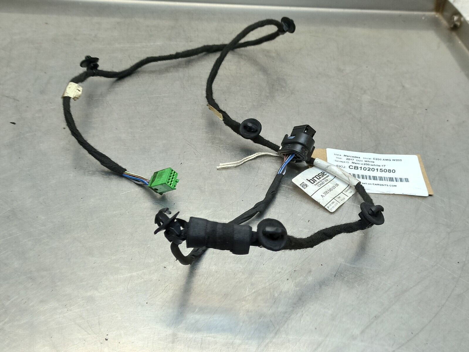 MERCEDES-BENZ 2014-2020 C200 W205 AMG Interior Door Wiring Loom A2055400308 - Image 4
